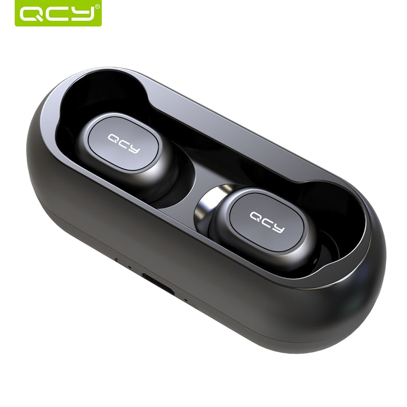 QCY qs1 TWS 5.0 Bluetooth headphone 3D stereo wireless earphone with dual microphone