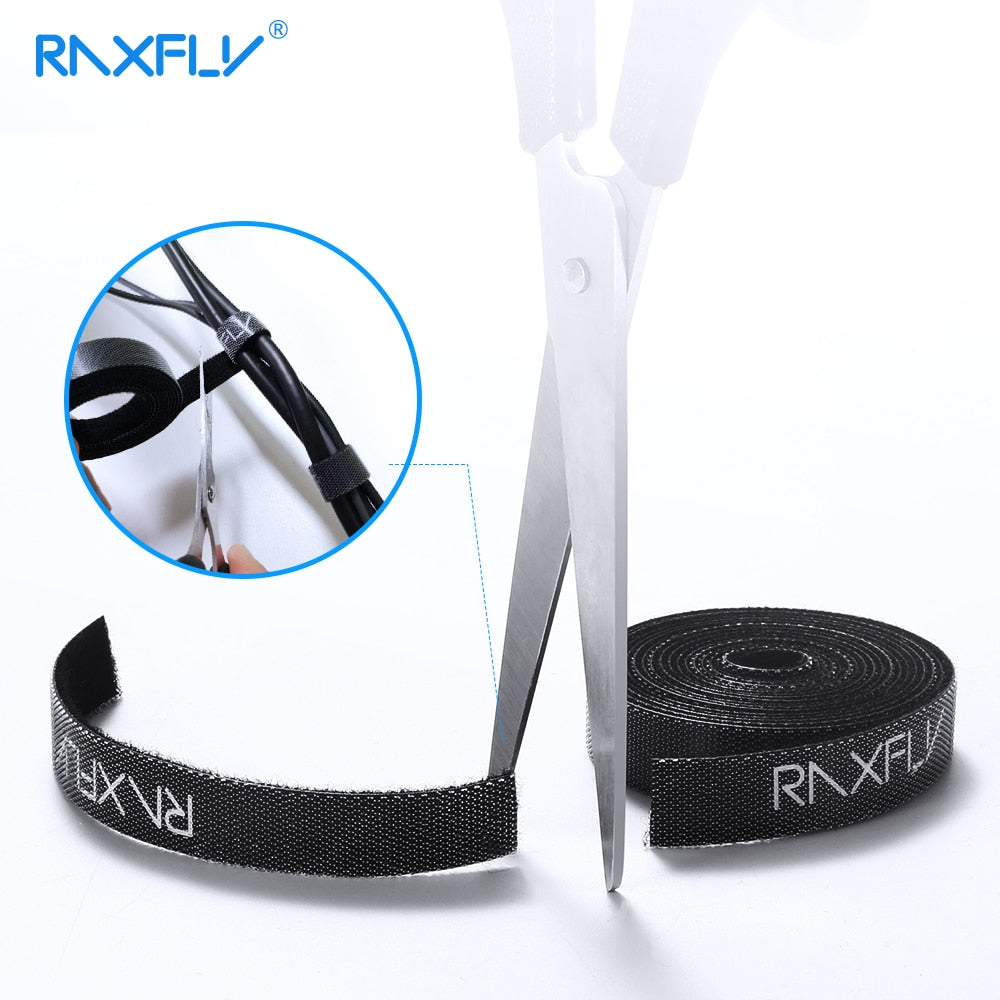 RAXFLY Cable Organizer Wire USB Cable Winder For iPhone Earphone Cable Protector 1M 3M 5M HDMI Mouse