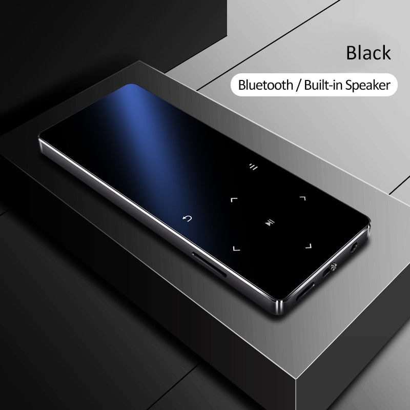 MP3 Player with Bluetooth Speaker Touch key Built-in 8GB 16GB HiFi Metal Mini Portable Walkman