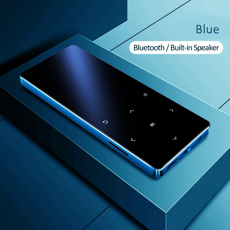 MP3 Player with Bluetooth Speaker Touch key Built-in 8GB 16GB HiFi Metal Mini Portable Walkman