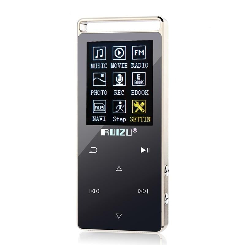 D01 Bluetooth MP3 Player 8GB Touch Screen 1.8 Inch Portable Music MP3 Player