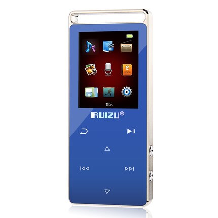 D01 Bluetooth MP3 Player 8GB Touch Screen 1.8 Inch Portable Music MP3 Player