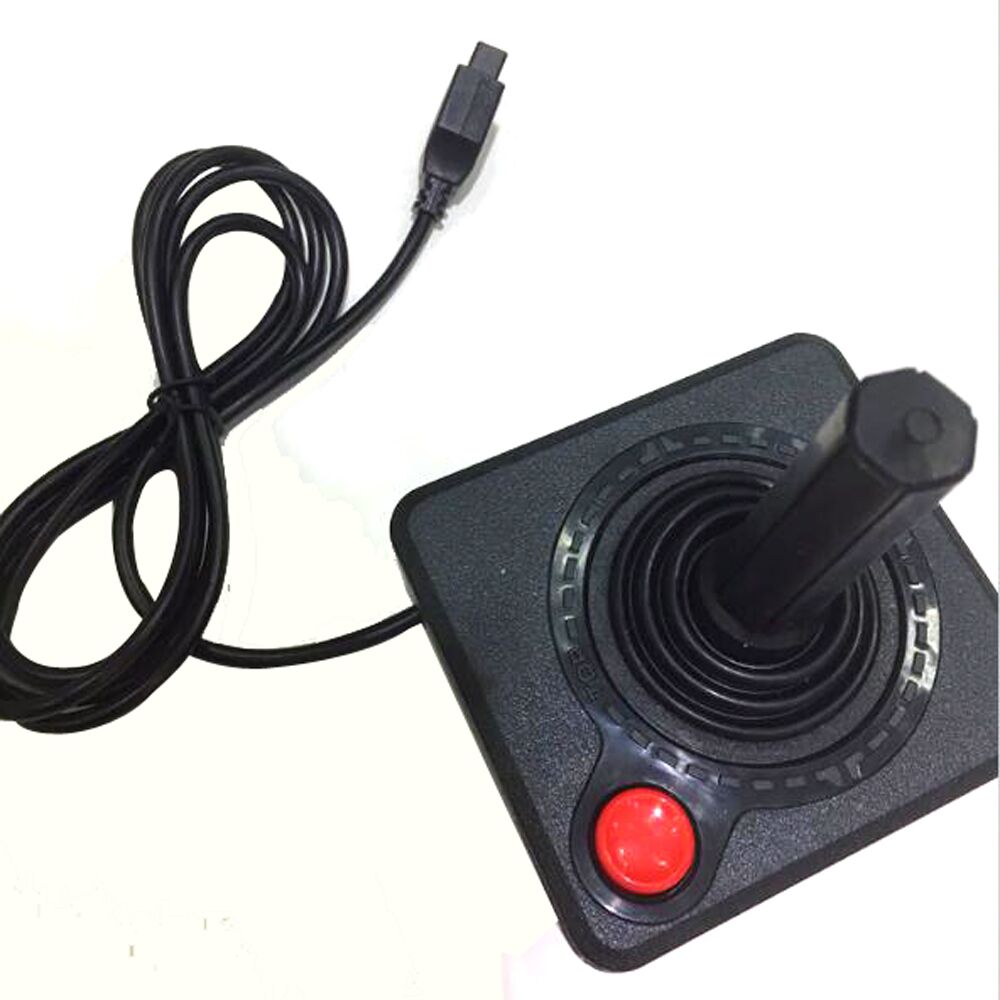 Retro Classic Controller Gamepad Joystick for Atari 2600 Console System Black