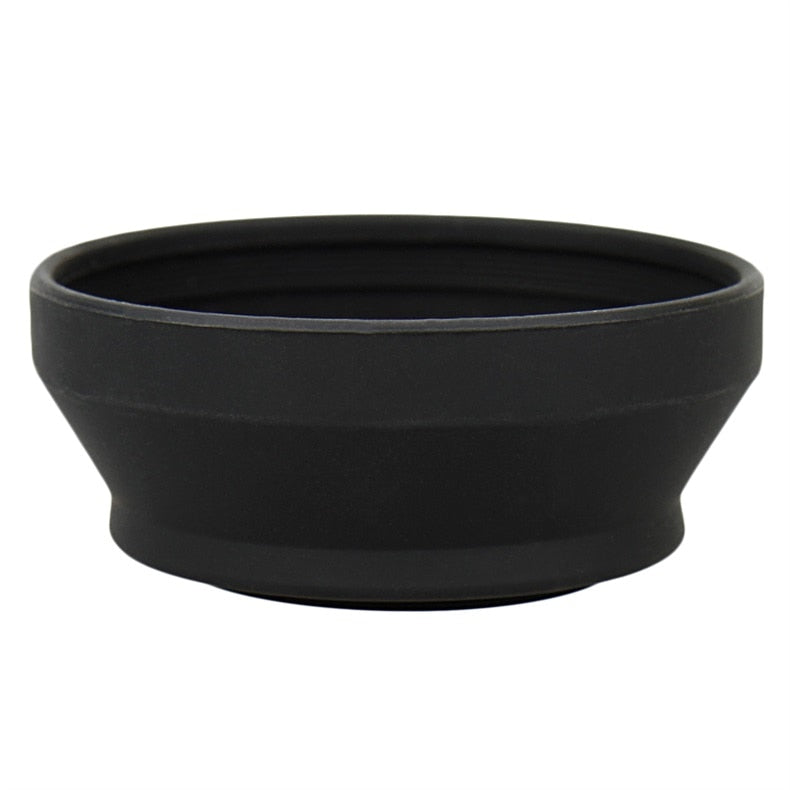 Rubber Lens Hood Tele Wide-Angle Standard 49mm 52mm 58mm 55mm 62mm 67mm 72mm 77mm Telephoto +