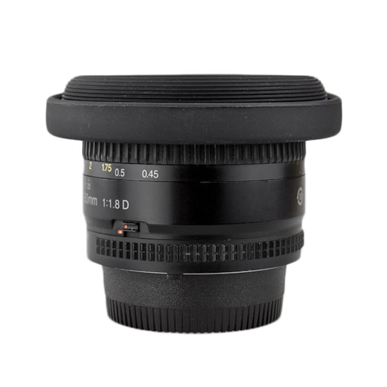 Rubber Lens Hood Tele Wide-Angle Standard 49mm 52mm 58mm 55mm 62mm 67mm 72mm 77mm Telephoto +