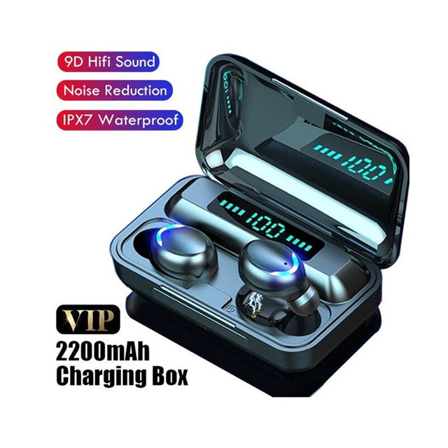 TWS Bluetooth Earphones 2200mAh Charging Box Wireless Headphone Fone Stereo Wireless Headset