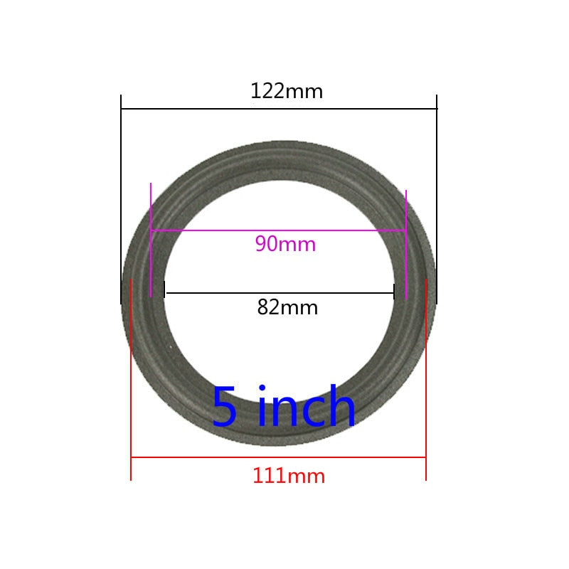 Subwoofer Speaker Repair Accessories Speaker Foam Repair Folding Edge Rubber Ring DIY