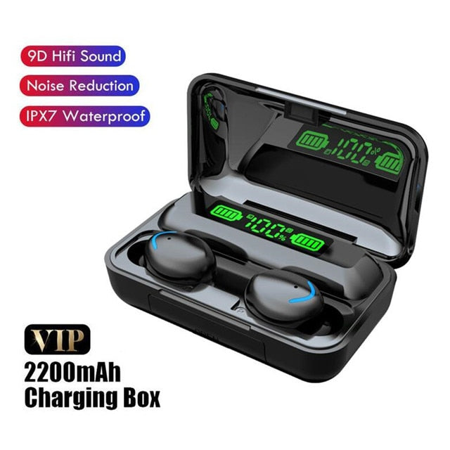 TWS Bluetooth Earphones 2200mAh Charging Box Wireless Headphone Fone Stereo Wireless Headset