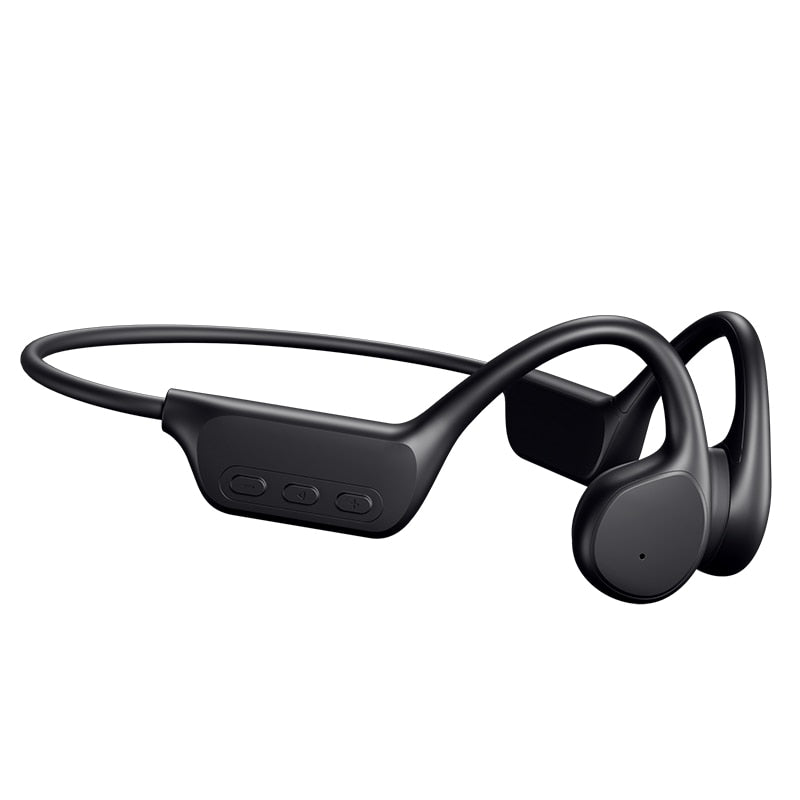 Bone Conduction Earphones Bluetooth Wireless IPX8 Waterproof MP3 Player Hifi Ear-hook Headphone