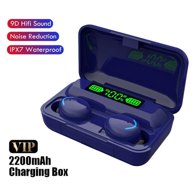 TWS Bluetooth Earphones 2200mAh Charging Box Wireless Headphone Fone Stereo Wireless Headset