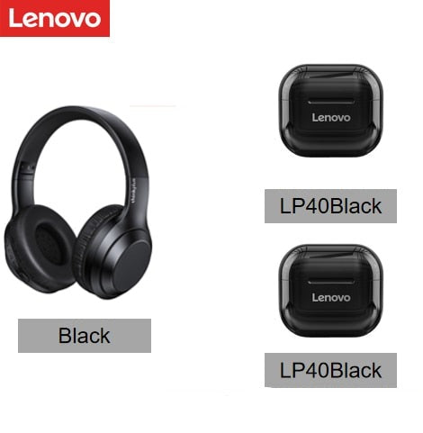 Lenovo Thinkplus TH10 LP40 TWS Stereo Headphone Bluetooth Earphones Music Headset with Mic