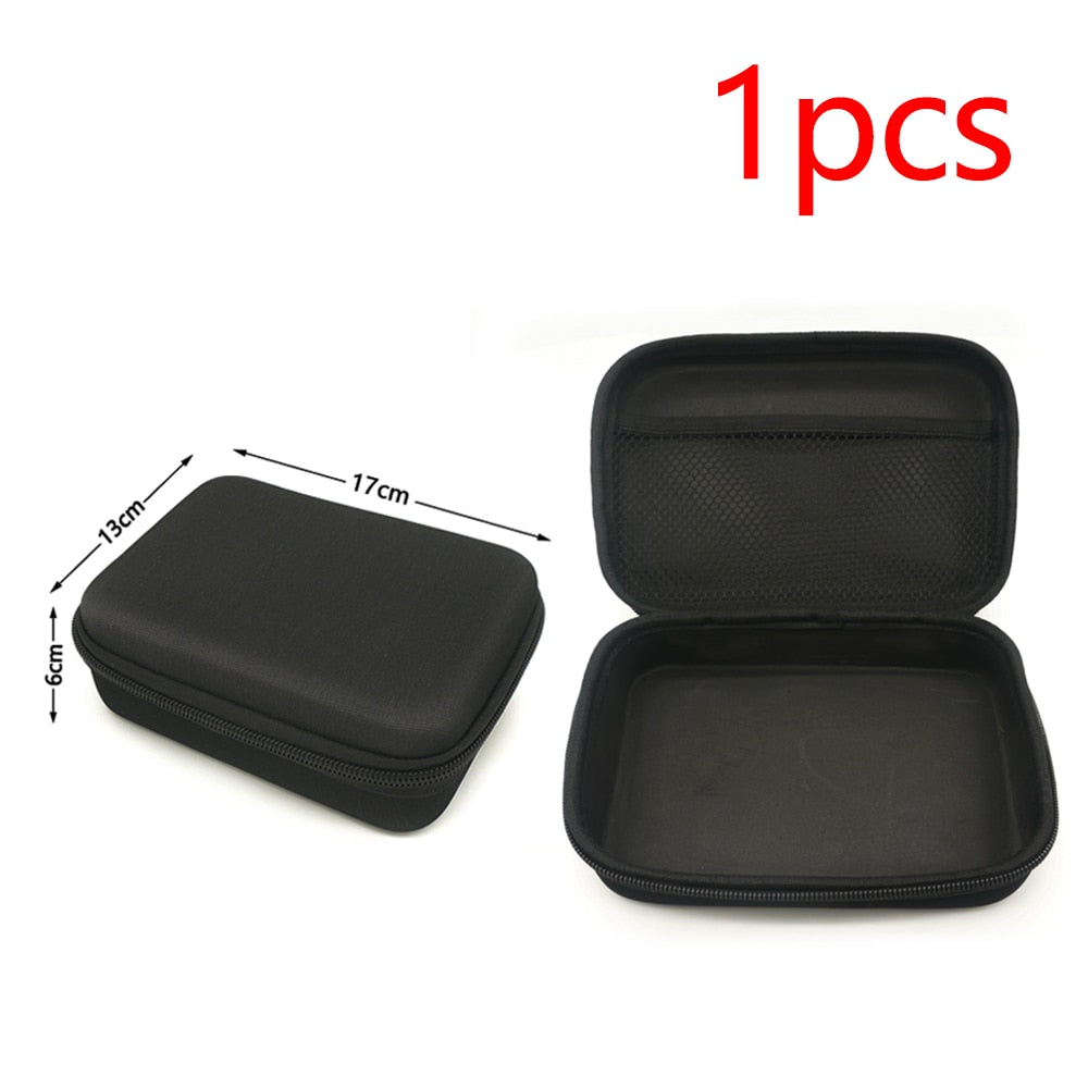 Earphone Data Storage Bag Oval Square Rectangle Cable Organizer Bags Mini Zipper Pouch Tech Gadgets