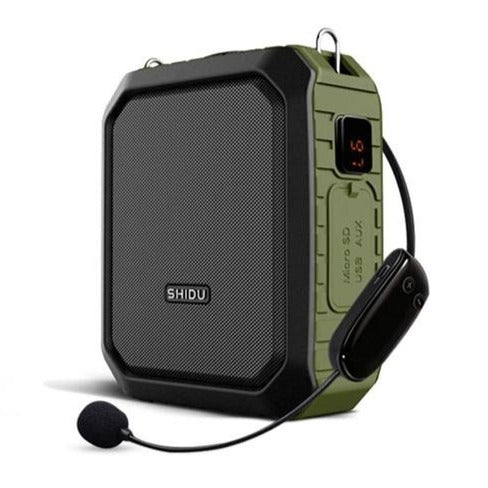 M800 18W Portable Wireless Voice Amplifier for Teachers UHF Microphone Bluetooth Speaker