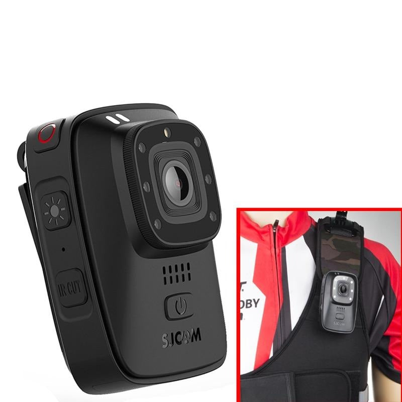 SJCAM A10 Portable Law Enforcement Camera Wearable Body Camera IR-Cut B/W Switch Night Vision