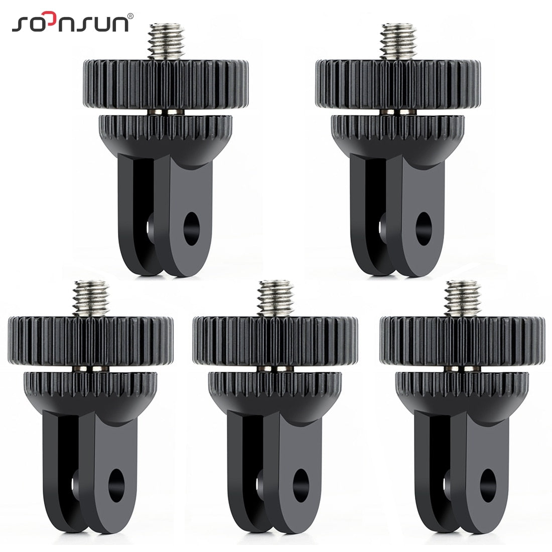 Mini Tripod Mount Adapter with 1/4'' Thread for GoPro Hero 8 7 6 5 4 Session