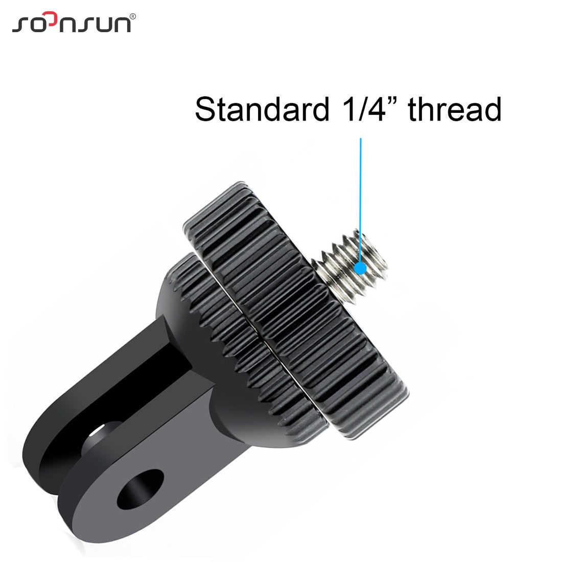 Mini Tripod Mount Adapter with 1/4'' Thread for GoPro Hero 8 7 6 5 4 Session