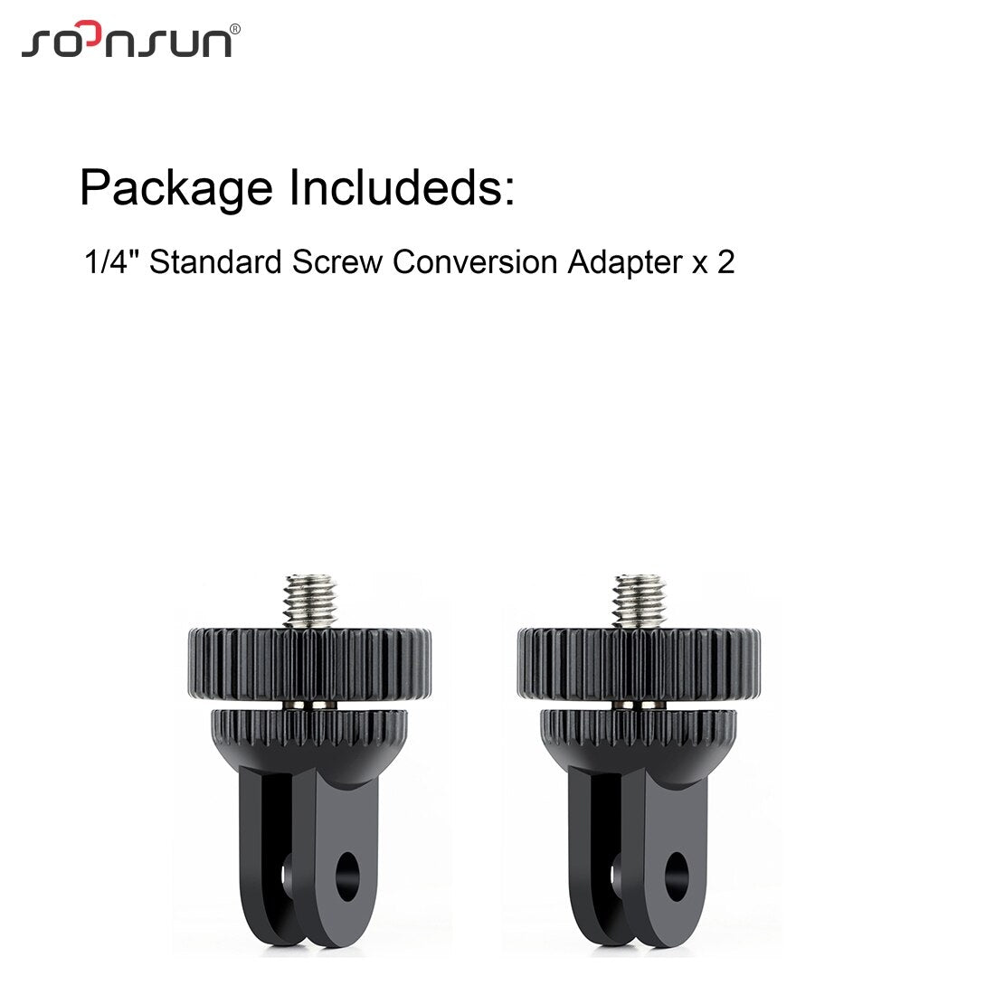 Mini Tripod Mount Adapter with 1/4'' Thread for GoPro Hero 8 7 6 5 4 Session