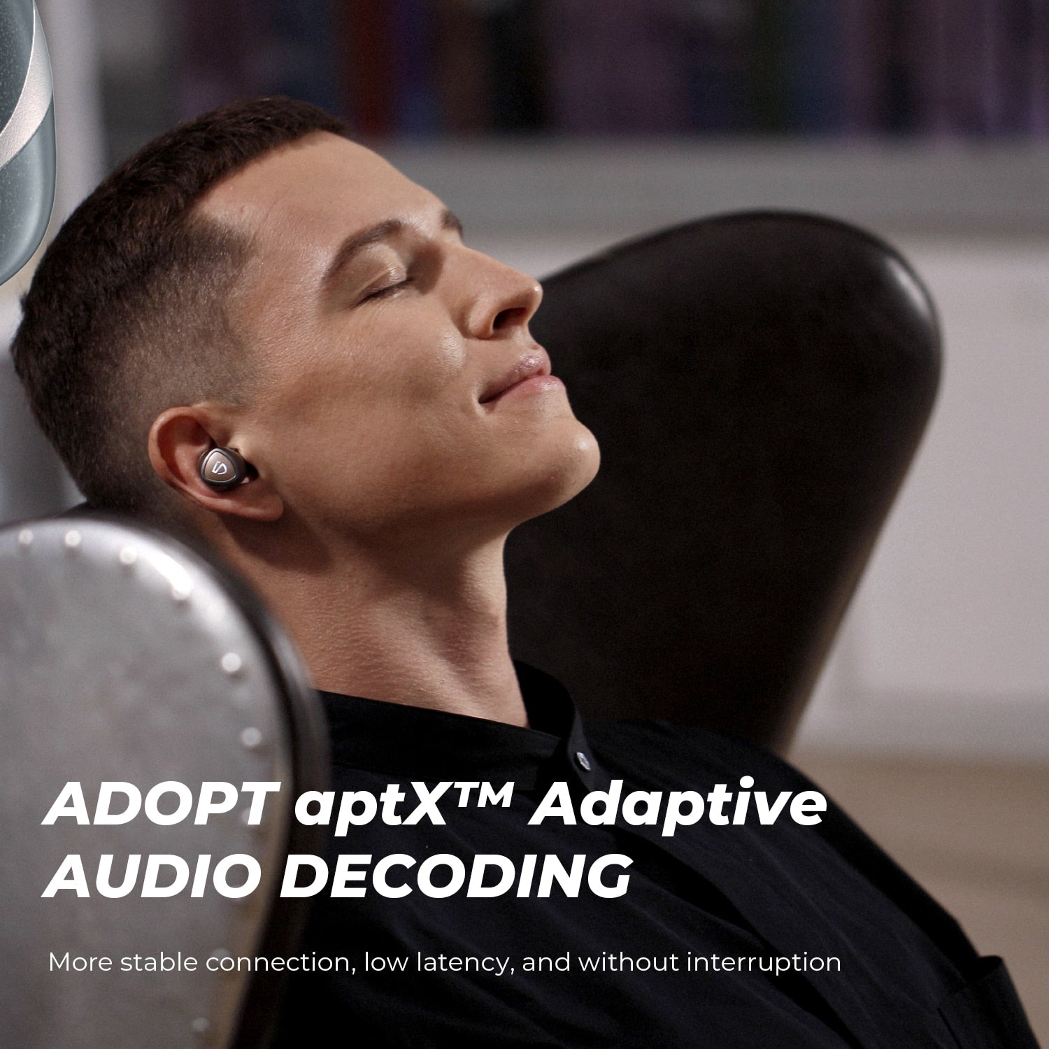 Sonic Pro Wireless Earbuds QCC 3040 APTX-adaptive Bluetooth 5.2, 4 Balanced Wireless Charging