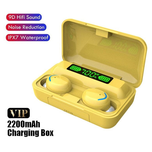 TWS Bluetooth Earphones 2200mAh Charging Box Wireless Headphone Fone Stereo Wireless Headset