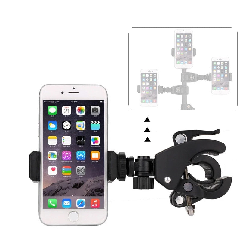 Handlebar Clamp Mount Tripod Adapter Mount for GoPro Hero 10 9 8 7 Insta360 One R X X2