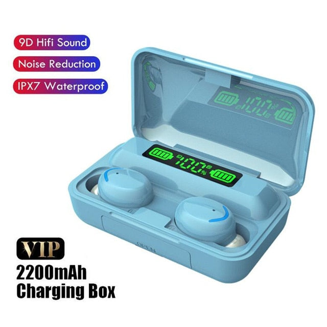 TWS Bluetooth Earphones 2200mAh Charging Box Wireless Headphone Fone Stereo Wireless Headset