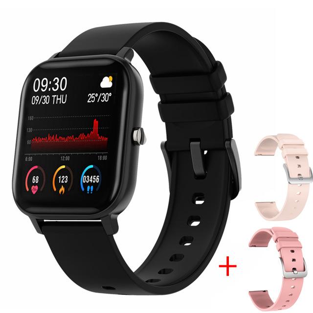 Smart Watch P8 Men Women 1.4inch Full Touch Screen Fitness Tracker Heart Rate Monitor IP67