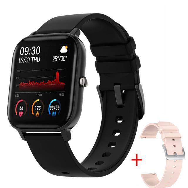 Smart Watch P8 Men Women 1.4inch Full Touch Screen Fitness Tracker Heart Rate Monitor IP67