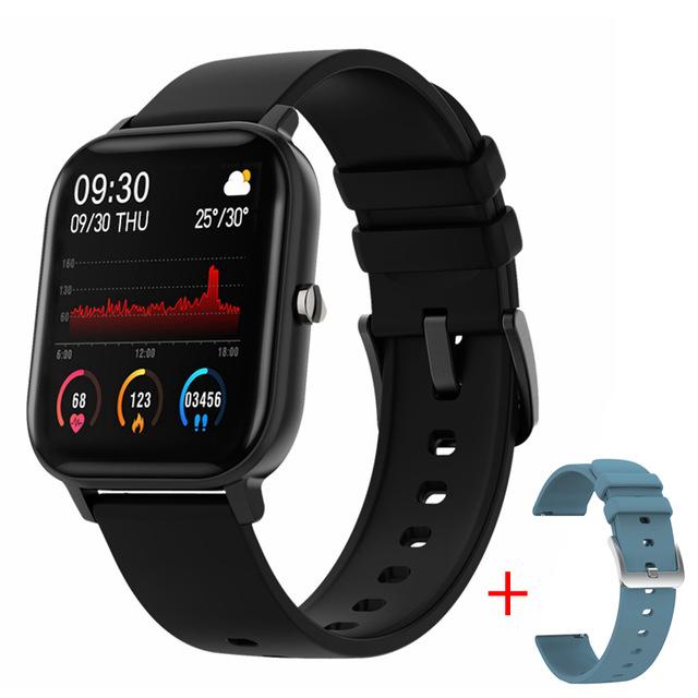 Smart Watch P8 Men Women 1.4inch Full Touch Screen Fitness Tracker Heart Rate Monitor IP67