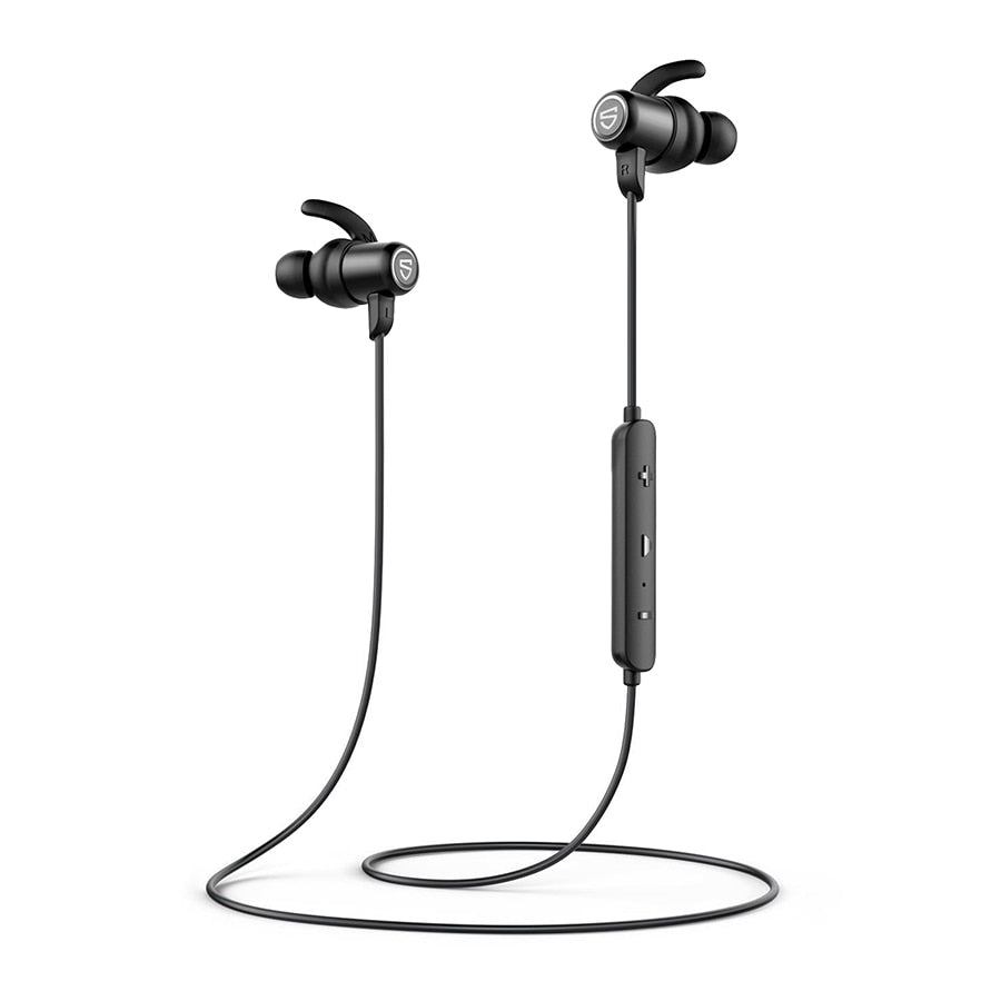 Bluetooth 5.0 Wireless Earphones IPX8 Waterproof Sports Earphones APTX HD 14 Hours Playtime