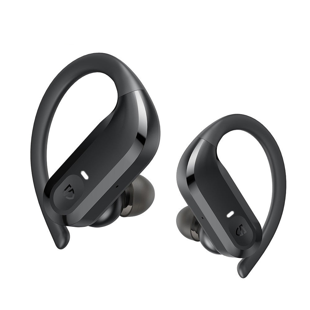 S5 True Wireless Earbuds Over-Ear Hooks Bluetooth Earphones 12mm Touch Control IPX7 Waterproof