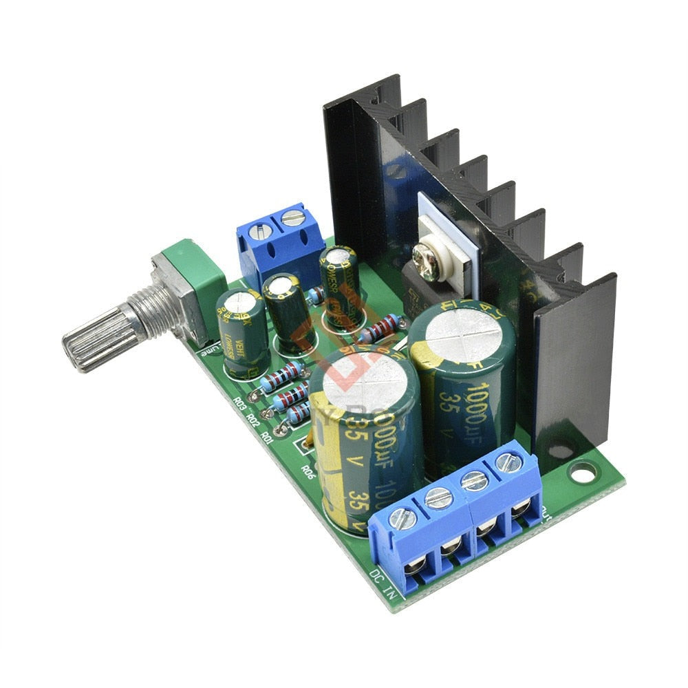 TDA2050 Mono Amplifier Board 5W-120W DC 12-24V Digital Audio Power AMP with Volume Control