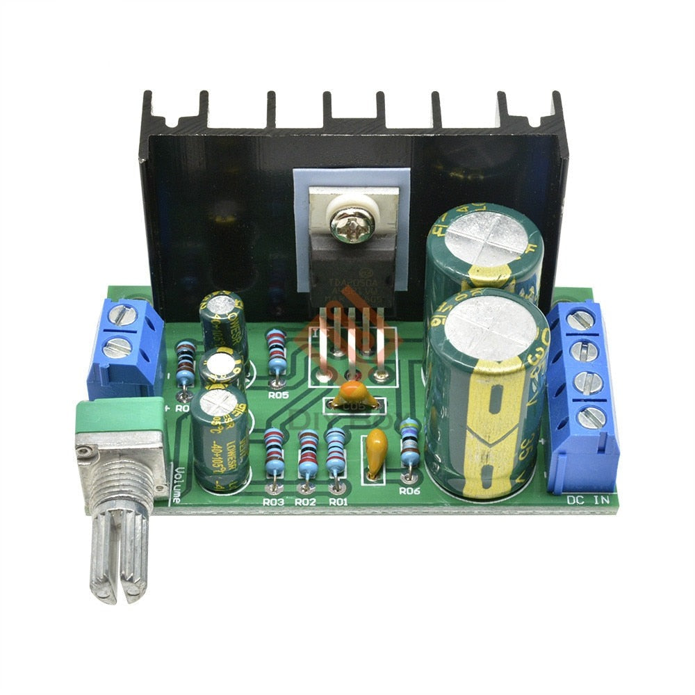 TDA2050 Mono Amplifier Board 5W-120W DC 12-24V Digital Audio Power AMP with Volume Control