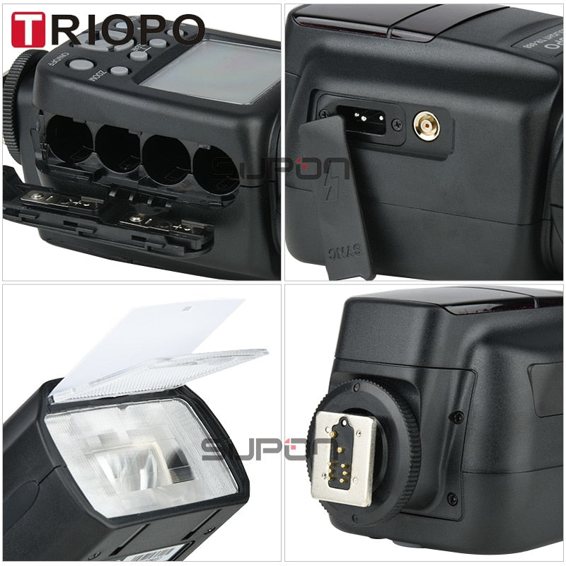 TRIOPO TR-988 Flash Professional Speedlite TTL Camera Flash with High Speed Sync for Canon and Nikon