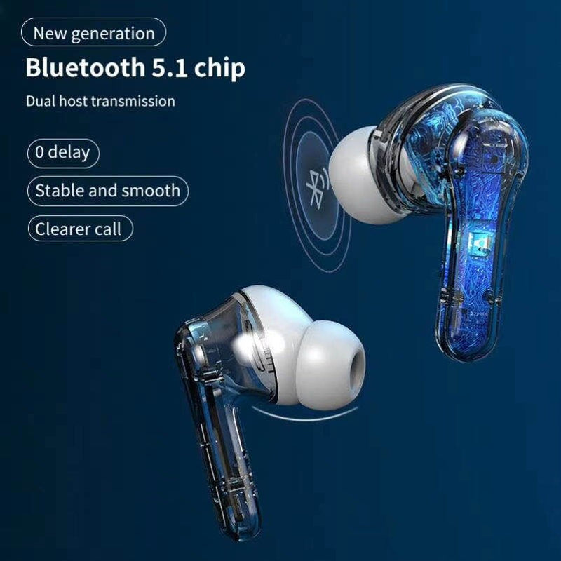 TWS Bluetooth 5.1 Earphone with ANC LED Power Display Charging Box Wireless Earphone