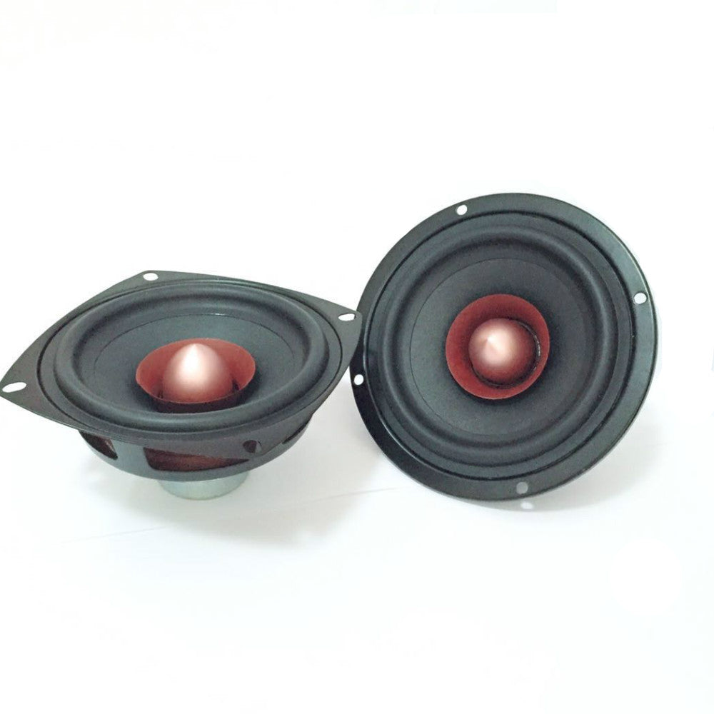 Tenghong 4 Inch Portable Audio Speakers 4/8 Ohm 25W Full Range Treble Midrange Bass Loudspeakers For