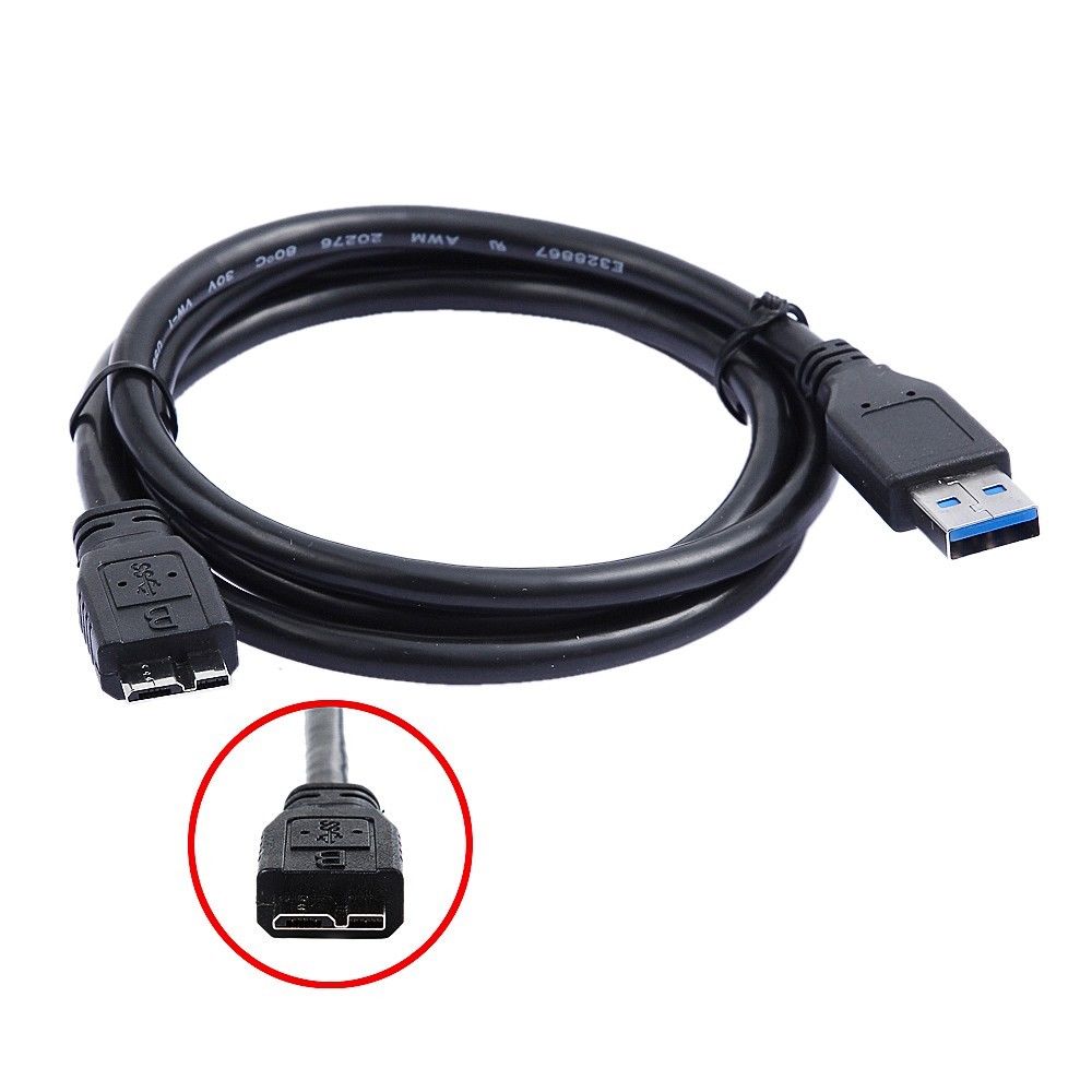 USB 3.0 Cable A To Micro B For WD My Passport Ultra External Hard Drives