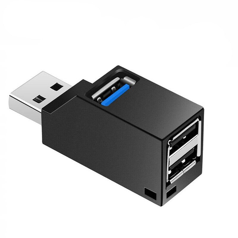 USB 3.0 HUB Adapter Extender Mini Splitter Box 3 Ports