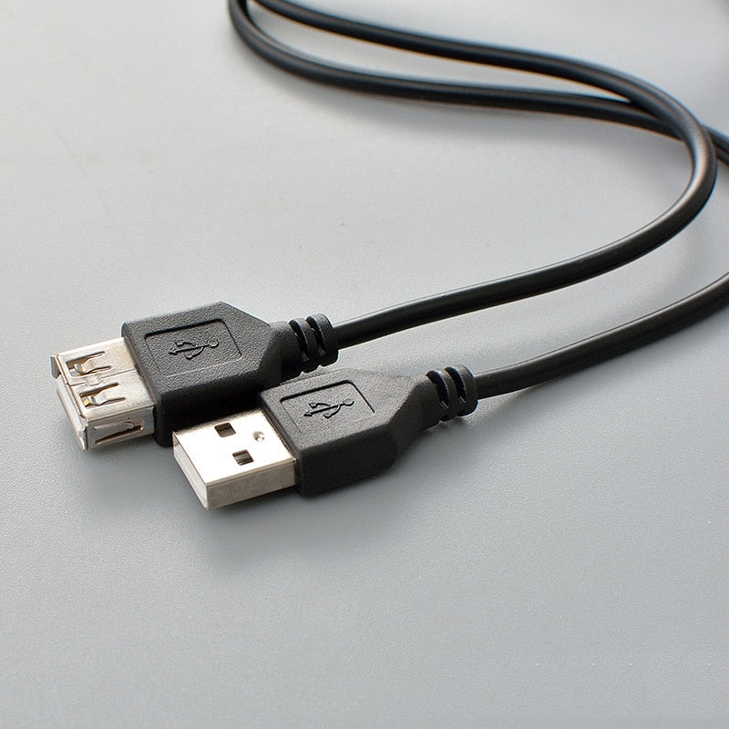 USB Extension Cable Super Speed USB 2.0 Cable Male to Female 1m Data Sync USB 2.0 Extender Cord