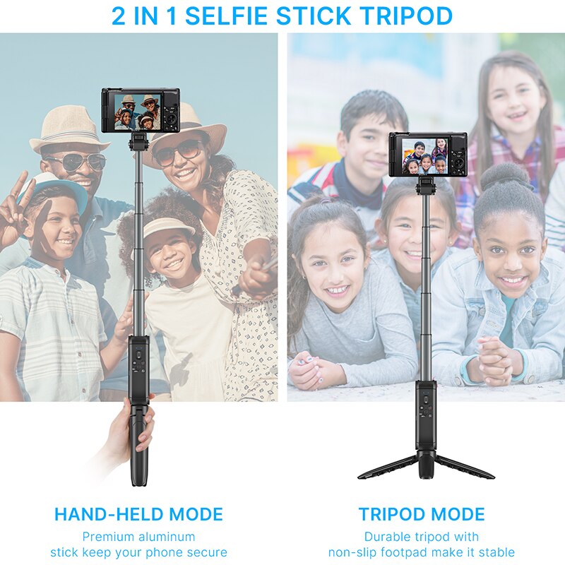 MT-40 Wireless Bluetooth Selfie Shooting Grip Tripod Bluetooth Remote