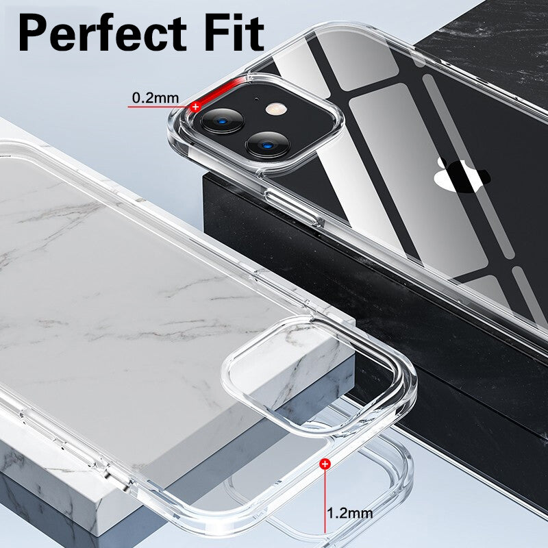 Ultra Thin Clear Case For iPhone 13 12 11 Pro XS Max XR X Soft TPU Silicone