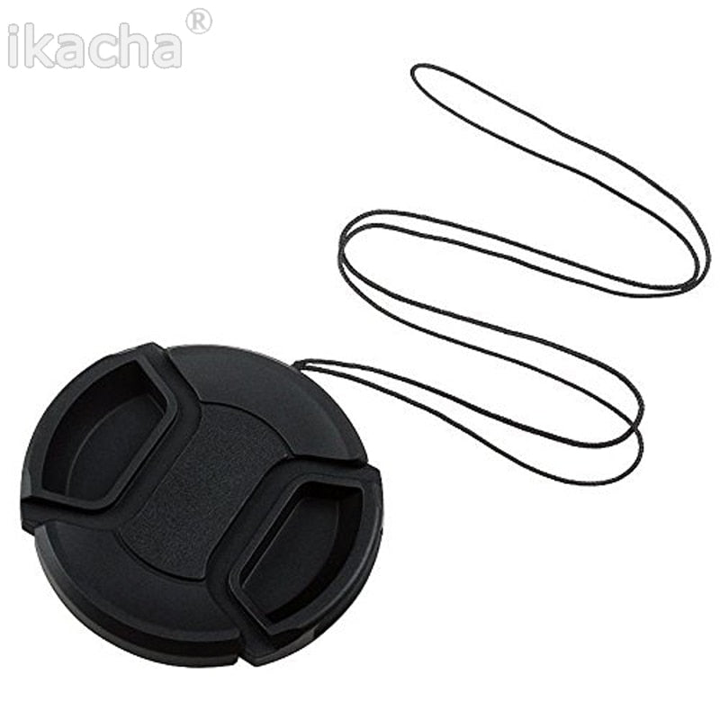 Universal 43 46 49 52 55 58 62 67 72 77 82mm Camera Lens Cap Protection Cover Lens Cover Provide