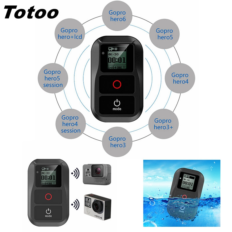 Universal Wifi Remote For Gopro Hero 7 Black 6 5 4 Session Go pro 5 6 3+Waterproof Smart Remote