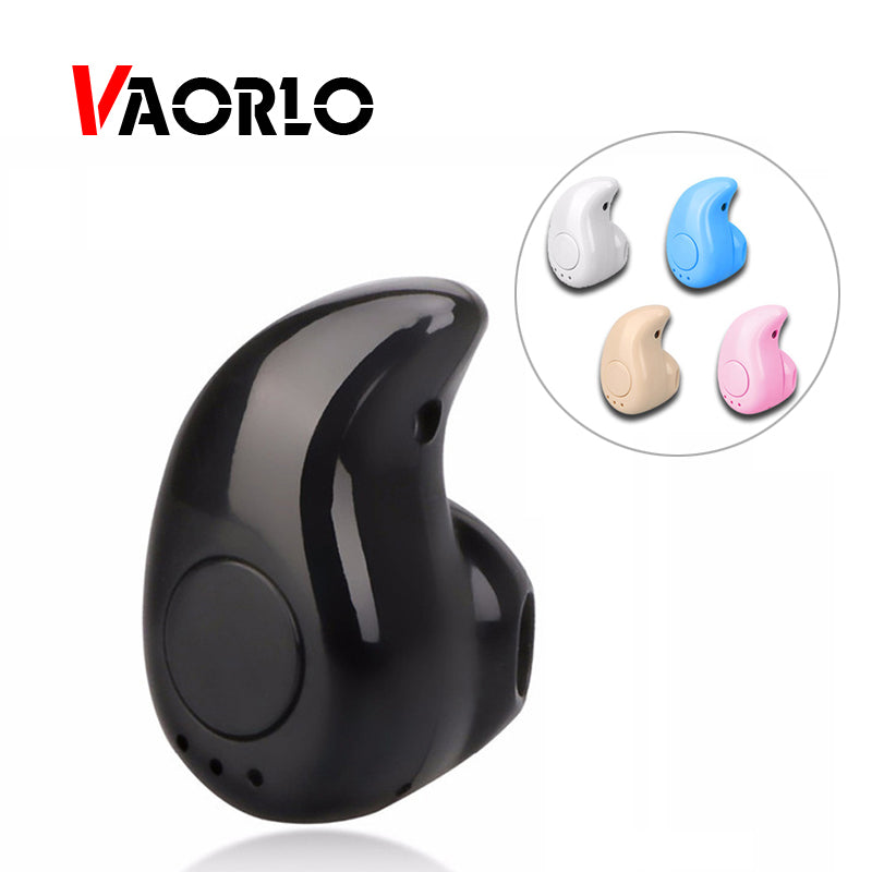 VAORLO Wireless Headphone Bluetooth Earphone Earbud With Mic Mini Invisible Sport Stereo Bluetooth