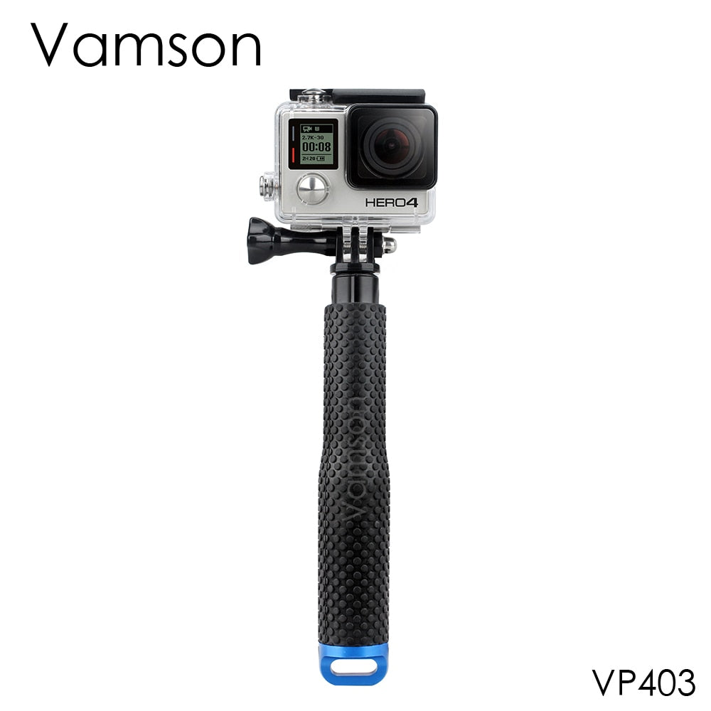 Vamson for GoPro 6 5 Aluminum Extendable Pole Selfie Stick Monopod Tripod Mount for GoPro Hero 6 5 4