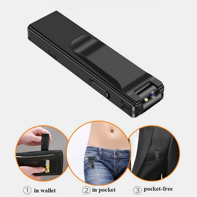 Mini Digital Camera HD Flashlight Micro Cam Magnetic Body Camera Motion Detection Camcorder