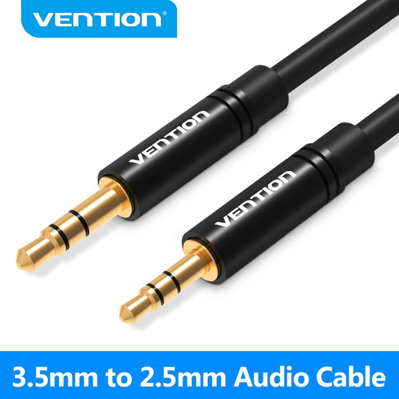 3.5 to 2.5 Aux Cable Jack 3.5 mm to Jack 2.5 mm Audio Cable Jack 3.5 Aux Speaker Connector Cord