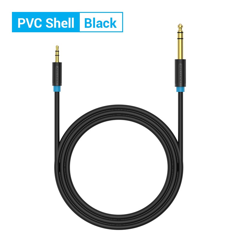 6.5 to 3.5 Jack Aux Cable Adapter TRS Audio Cable Jack 3.5mm to 6.5mm Audio Cable Auxiliar