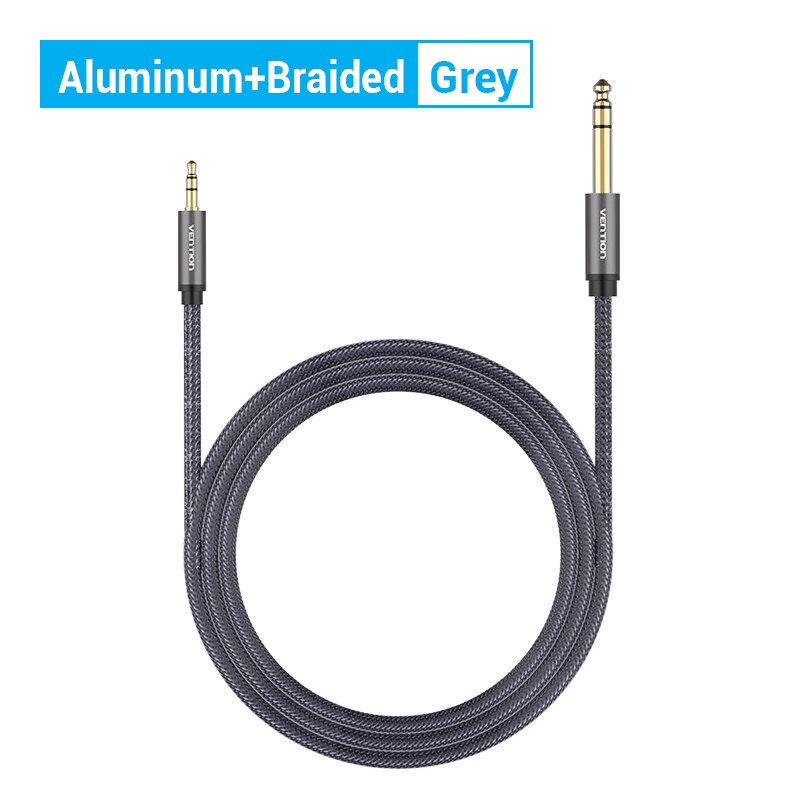 6.5 to 3.5 Jack Aux Cable Adapter TRS Audio Cable Jack 3.5mm to 6.5mm Audio Cable Auxiliar