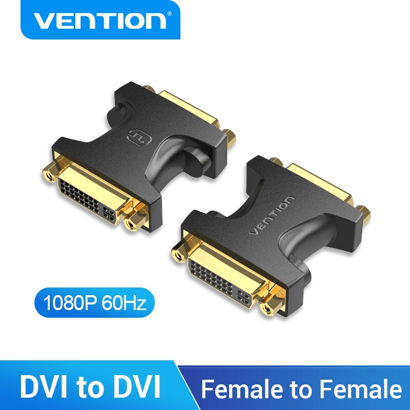 DVI Adapter DVI-I 24+5 Female to Male Extension Adapter 1080P 60Hz DVI Converter Cable