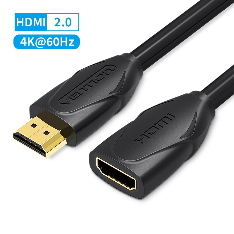 HDMI 2.0 Extension Cable 4K/60Hz HDMI 2.0 2.1 Male to Female Cable HDMI Extender Adapter 8K